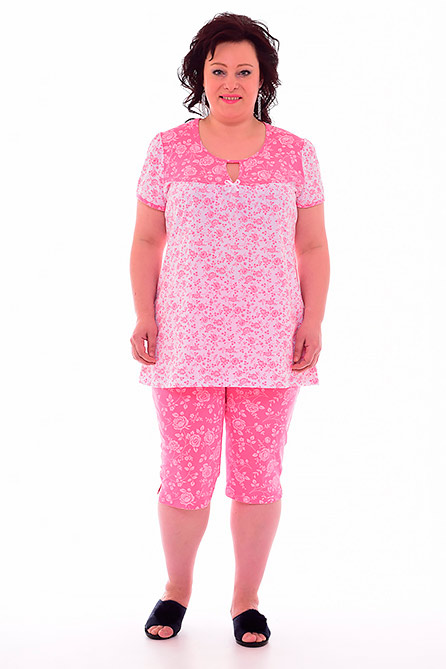 Пижама 1-137. Цвет розовый. Вид 3. Размер 48-56