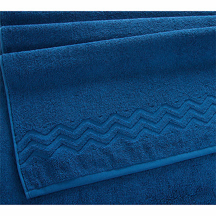 Полотенце Бремен деним пл. 500 гр/м2. Материал махра. Цвет синий.