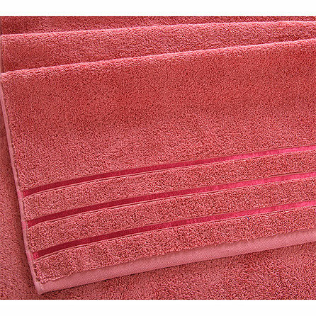 Полотенце Мадейра терракот пл. 500 гр/м2. Материал махра. Цвет розовый.