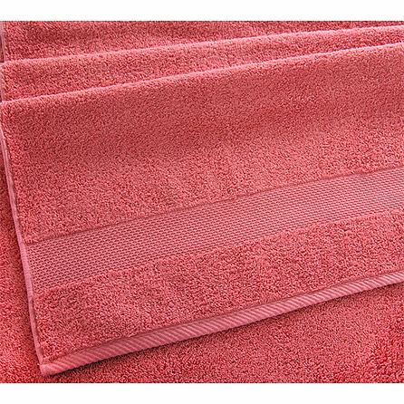 Полотенце Сардиния терракот пл. 450 гр/м2. Материал махра. Цвет розовый.