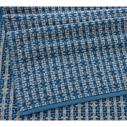Полотенце Тироль деним пл. 450 гр/м2. Материал махра. Цвет синий.