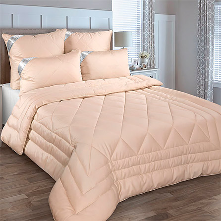 Одеяло Одеяло Кашемир 300гр, сатин Г/К бежевый 100% хл. Материал сатин. Цвет бежевый.