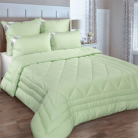 Одеяло Одеяло Морские водоросли 300гр, сатин Г/К зеленый хлопок 100%. Материал сатин. Цвет зеленый.
