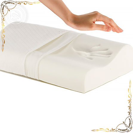 Подушка Memory Foam Pillow. Материал трикотажное полотно. Цвет белый. 