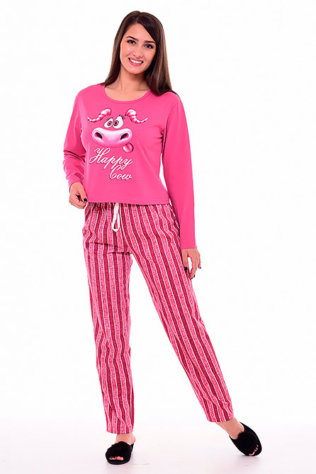 Пижама 1-193. Цвет розовый. Вид 1. Размер 42-56