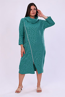 Платье 52200. Цвет зеленый. Вид 1. Размер 50-60