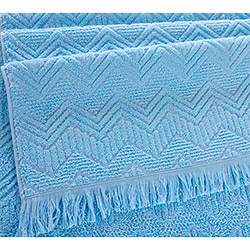 Махровое полотенце Бавария светло-голубое пл. 500 гр м2