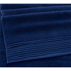 Махровое полотенце Дакота темно-синее пл. 500 гр м2