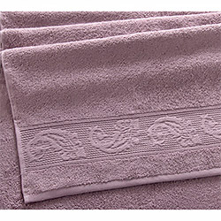 Махровое полотенце Нежность цвет легкий розовый пл. 500 гр м2