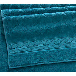 Махровое полотенце Совершенство серо-голубое пл. 550 гр м2