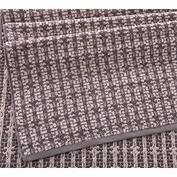 Махровое полотенце Тироль серое шато пл. 450 гр м2
