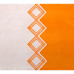 Махровое полотенце Юта темно-оранжевое пл. 500 гр м2