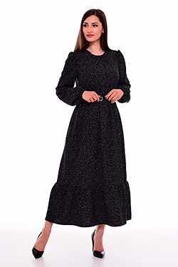 Платье 1-069. Цвет черный. Вид 5. Размер 42-56