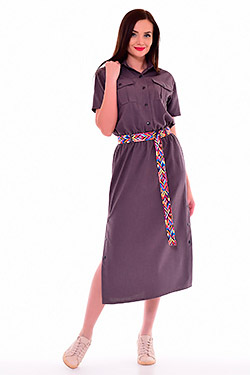 Платье 1-65. Цвет фиолетовый. Вид 3. Размер 42-56